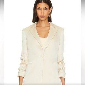 Alice + Olivia Silk Blazer